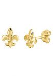 Firetti Pora auskarai &raquo;Schmuck Dovanų Gold 333 Auskarai Fleur de Lys&laquo;