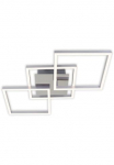 Briloner Leuchten Briloner Ap&scaron;vietimas LED lubinis &scaron;viestuvas &raquo;3217018 FRAME&laquo; LED-Board Warmwei&szlig; lubinis &scaron;viestuvas 763x368x73cm Chrom-Alu 36W Wohnzimmer K&uuml;che Flur