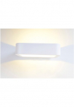 n&auml;ve LED Sieninis &scaron;viestuvas &raquo;Wanna&laquo; LED-Modul 1 Stk. Warmwei&szlig; incl. 1x 5W Edison LED l: 20cm b: 12cm h: 5cm Gips wei&szlig;
