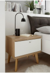 Home affaire Spintelė prie lovos &raquo;MERLE&laquo; in skandinavischem Design i&scaron; FSC&reg;-zertifiziertem Holzwerkstoff
