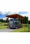 Skanholz Stoginė automobiliui &raquo;Friesland&laquo; medžio masyvo 355 cm braun dėl Caravan