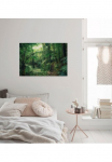 Komar Paveikslas ant drobės &raquo;Jungleflair - Gr&ouml;&szlig;e 90 x 60 cm&laquo; medis | Berge | gėlės | Bl&auml;tter | Foto | Jahreszeiten | Landschaft | Meer | Natur | palmių motyvas | Strand Rinkinys 1 Stk. dalys Paveikslas mi Echtholzrahmen