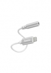 Hama Garso adapteris &raquo;Aux-Adapter Lightning &ndash; 35-mm-Klinke-Buchse Wei&szlig;&laquo; Lightning zu 35-mm-Klinke