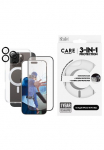 CARE by PanzerGlass Apsauginis stiklas ekranui &raquo;3-in-1 Protection Ceramic Glass Kickstand Dėklas Lens Cover&laquo; dėl Apple iPhone 16 Pro Max Apsauginė plėvelė ekranui Apsauginė plėvelė ekranui Bildschirmschutz kratz- & sto&szlig;fest