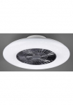 REALITY Leuchten REALITY Ap&scaron;vietimas LED lubinis &scaron;viestuvas &raquo;Visby Deckenventilator&laquo; LED-Board 1 Stk. Neutralwei&szlig; lubinis &scaron;viestuvas Ventiliatorius Nuotolinis ap&scaron;vietimo pultas Ventiliatorius getrennt schaltbar
