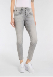 Herrlicher Džinsai su 5 ki&scaron;enėmis &raquo;Shyra Cropped Džinsai Grey Light Stretch&laquo; in Cropped-L&auml;nge