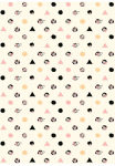 Komar Tapetai &raquo;Digitaldruck Vlies - Dumbo Angles & Dots - Gr&ouml;&szlig;e 200 x 280 cm&laquo; ra&scaron;tuotas glatt vaikų kambario baldų komplektas