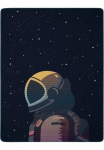 Biederlack Užklotas &raquo;Wohndecke Astronaut&laquo; 150 x 200 su Zierstich
