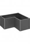 Biohort Paauk&scaron;tinta lysvė &raquo;BELVEDERE L-Form mini 1 verschiedene Farben&laquo; 102x102x45 cm extrem langlebig i&scaron; metalas