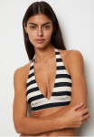 Marc O'Polo Maudymosi kostiumėlio vir&scaron;utinė dalis &raquo;Classic Stripes&laquo; su Logoschriftzug