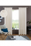 my home Užuolaida &raquo;Rudy&laquo; Kr&auml;uselband 2 Stk. dalys Halbtransparent Leinenlook Polyester-Leinen Mischung 2vnt. rinkinys