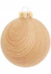 Krebs Glas Lauscha Krebs I&scaron; stiklo Lauscha Weihnachtsbaumkugel &raquo;Spezial-Glaskugel in Holzoptik &Oslash; ca. 10 cm&laquo; Weihnachtsdeko Eglutės žaisliukai Eglutės žaisliukų komplektas i&scaron; I&scaron; stiklo
