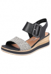 Remonte Basutės &raquo;ELLE-Collection&laquo; Sommerschuh sandalai bateliai su Klett unter der Zierschnalle