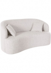 LeGer Home by Lena Gercke Subtilus Home by Lena Gercke Dvivietė sofa &raquo;Dilara&laquo; gerundete atlo&scaron;as ir priekis in 3 Bezugsqualit&auml;ten