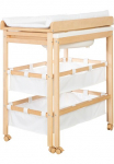 roba&reg; Maudymo ir vystymo lentyna &raquo;Baby baseinas natur&laquo; iki 15 kg ir herausziehbarer Vaiki&scaron;kas baseinas-vonia ir vystymo lenta wei&szlig; 56 cm