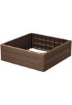 Prosperplast Vejos atitvarinė sienelė &raquo;Base Wood&laquo; BxT: 756x756 cm