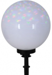 n&auml;ve Kugelleuchte &raquo;Ball&laquo; E27 1 Stk. plastikas wei&szlig;/opal D: 30cm Spie&szlig; juoda spalva exkl. 1 x E27 max. 40W