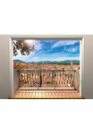 Komar Fototapetas &raquo;Vlies - Balcony - Gr&ouml;&szlig;e 368 x 248 cm&laquo; ra&scaron;tuotas glatt Wohnzimmer miegamojo kambario baldai