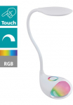 EGLO Stalinis &scaron;viestuvas &raquo;CABADO 1 stalinė lepma plastikas Stalo &scaron;viestuvas B&uuml;rolampe Lampe&laquo; LED-Board 1 Stk. Kaltwei&szlig; stalinis &scaron;viestuvas L14 x B11 x H49 cm wei&szlig; 24W;03W ir