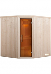 weka Pirtis &raquo;Elementsauna KIRUNA 2&laquo; vorgefertigte Elemente 230 Volt Tvirtinimas moderne Ganzglast&uuml;r