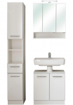 Saphir Vonios kambario baldų komplektas &raquo;Quickset 953 3 dalių vonios spintelė ir LED-Spiegelschrank&laquo; rinkinys