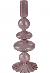 AM Design Ant Design Žvakidė &raquo;aus ros&eacute;farbenem Glas&laquo; stilvolle Erg&auml;nzung dėl romantische Dekorationen
