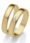 Firetti Vestuvinis žiedas &raquo;Schmuck Dovanų Gold 375 Hochzeit Ehering "LIEBE"&laquo; pagamintas in Germany patogi su arba be Brillanten