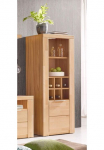 OTTO home Indauja ZARA81 2 F&auml;cher geschlossen ge&ouml;lt Wohnzimmer teilmassiv Kernbuche B/T/H:60/40/145cm priekis medžio masyvo durys L/R wein Lentyna Rankena