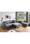 ATLANTIC home collection Kampinė sofa &raquo;Mailo L-Form&laquo; su Seitentaschen gulimasis krėslas beidseitig montierbar Massivholzf&uuml;&szlig;e