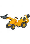 rolly toys&reg; Tretfahrzeug &raquo;CAT&laquo; vaiki&scaron;kas traktorius su Įkroviklis ir Heckbagger