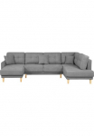 Home affaire Sofa &raquo;TRIPLO U-Form patogi su miegojimo funkcija B/T/H: 310/192/90 cm&laquo; Sofa su miegojimo mechanizmu auch su Dėžutė patalynei Steppung im Dekoratyvinės pagalvėlės