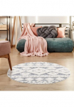 Carpet City Ilgo plauko kilimas &raquo;Focus 3005&laquo; ovali 20 mm auk&scaron;tis Boho-Teppich Hochtief-Muster/ 3D-Effekt dėl Wohnzimmer miegamojo kambario baldai