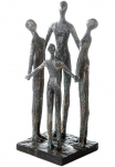 Casablanca by Gilde Dekoratyvinė figurėlė &raquo;Skulptur Group&laquo; Dekoracija auk&scaron;tis 30 cm su Spruchanh&auml;nger Wohnzimmer