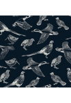 Joules Tapetai &raquo;Hunting Birds French Navy&laquo; glatt animal ra&scaron;tas