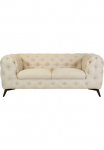 Home affaire Chesterfield-Sofa &raquo;Glynis&laquo; aufw&auml;ndige papuo&scaron;imas moderne Chesterfield imitacija Fu&szlig;farbe w&auml;hlbar
