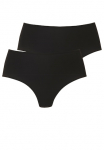 LASCANA High-Waist-String 2 vnt. i&scaron; &scaron;velnus ir hoch elastingas Microfaser