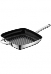 WMF Grilio keptuvė &raquo;Durado 28 x 28 cm Kepsnių keptuvė Indukcinė Antihaftversiegelung&laquo; Cromargan&reg; Nerūdijančio plieno Rostfrei 18/10 geriffelter Grindų danga dėl alle Herdarten tinka backofenfest
