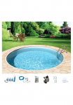 my POOL BWT My baseinas BWT apvalus baseinas &raquo;mit sandfarbener Folie dėl den Karibik Look&laquo; H&ouml;he: 120 cm ir umfangreichem Priedai verschiedene dydžiai