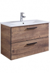 Saphir Vonios kambario baldų komplektas &raquo;Quickset 374 Keramik-Waschtisch su spintelė 75 cm breit&laquo; 1 Stk. dalys