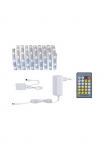 Paulmann LED-Streifen &raquo;MaxLED 250 Basisset 3m 11W 230/24V 24VA Silber Kunststoff&laquo; 1 Stk.-flammig IP44 dėklas 2700-6500K TunableWhite