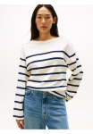 Tommy Hilfiger Mar&scaron;kinėliai ilgomis rankovėmis &raquo;LWK GOLD sagos BOAT-NK LS TEE&laquo; su goldfarbenen saga