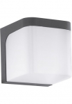 EGLO Sieninis &scaron;viestuvas &raquo;JORBA LED sieninė lempa Aluguss ir plastikas IP44 Au&szlig;enlampe Lampe&laquo; LED-Board 1 Stk. Warmwei&szlig; Sieninis &scaron;viestuvas L11 x H11 x AL11 cm anthrazit 1X49W ir