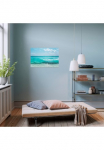 Komar Paveikslas ant drobės &raquo;Coastline - Gr&ouml;&szlig;e 60 x 40 cm&laquo; medis | Berge | gėlės | Bl&auml;tter | Foto | Jahreszeiten | Landschaft | Meer | Natur | palmių motyvas | Strand Rinkinys 1 Stk. dalys Paveikslas mi Echtholzrahmen