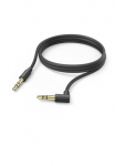 Hama Audio kabelis &raquo;Aux kabelis 35 mm Klinke 90&deg; Kampinis ki&scaron;tukas 20 m Schwarz&laquo; 35-mm-Klinke 200 cm