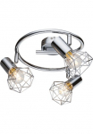 GLOBO LIGHTING Lubinis &scaron;viestuvas &raquo;XARA I&laquo; E14 1 Stk. Deckenstrahler/Metall/Flur/Wohnzimmer/Schlafzimmer