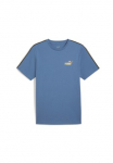 PUMA Mar&scaron;kinėliai &raquo;ESS TAPE MINIMAL GOLD TEE&laquo; regular forma sportlicher stilius Mar&scaron;kinėliai apvalia i&scaron;kirpte