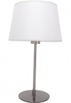 n&auml;ve Stalinis &scaron;viestuvas &raquo;Bologna&laquo; E27 1 Stk. Eisen/Textil stahl blank/beige exkl. 1xE27 max. 40W H&ouml;he: 45cm