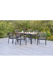 MERXX Garten-Essgruppe &raquo;&raquo;Tilos&laquo;&laquo; rinkinys ir Auflagenr porankiais ir R&uuml;ckenabschluss i&scaron; Akazienholz 13 Stk. dalys Tisch: LxB: 150x90 cm