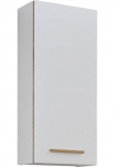 Saphir Pakabinama spintelė &raquo;Quickset 931 Wand-Badschrank su 1 durys Wei&szlig; Glanz 30 cm breit&laquo; Badezimmer-H&auml;ngeschrank ir Dūrų uždarymo sistema Holzgriff Eiche