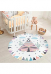 Carpet City Vaiki&scaron;kas kilimas &raquo;ANIME898&laquo; ovali 11 mm auk&scaron;tis vaikų kambario baldų komplektas Kilimas Modern su lustigen Cartoon-Figuren Multi